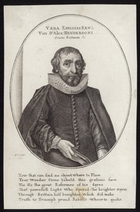 アレクサンダーヘンダーソン牧師 作： Wenceslaus Hollar