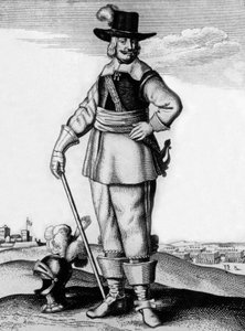 ロバート・デブルー、エセックス伯 作： Wenceslaus Hollar