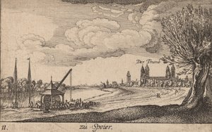 シュパイアー、1635年 作： Wenceslaus Hollar