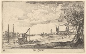 シュパイアー、1635年。 作： Wenceslaus Hollar