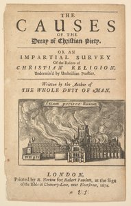 セントポールズバーニング、レックスイグネア、1671年以降。 作： Wenceslaus Hollar