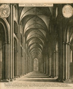 セントポール大聖堂、ロンドン 作： Wenceslaus Hollar
