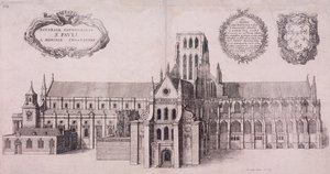 旧セント ポール大聖堂、ロンドン、1656 年
