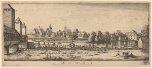 夏：海水浴場 作： Wenceslaus Hollar