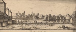 夏：入浴場所、c。 16281629。 作： Wenceslaus Hollar