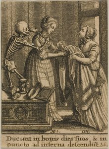 花嫁と死 作： Wenceslaus Hollar