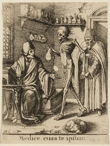 医者と死 作： Wenceslaus Hollar