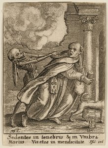 修道士と死 作： Wenceslaus Hollar