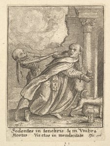 モンク、ダンスオブデス、1651年。 作： Wenceslaus Hollar