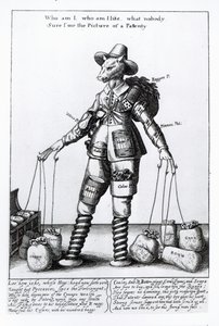 「パッテンティの絵」、1641〜50年頃 作： Wenceslaus Hollar