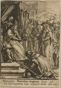 教皇と死 作： Wenceslaus Hollar