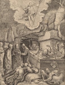 復活です。 作： Wenceslaus Hollar