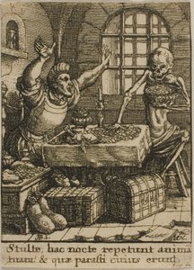 金持ちと死 作： Wenceslaus Hollar