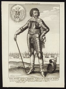 ウォーリックの右名誉ロバート伯爵 作： Wenceslaus Hollar