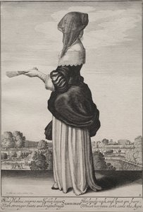 季節：夏、1643-1644年。 作： Wenceslaus Hollar