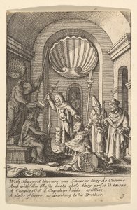 キリストのあざける、1625-77。 作： Wenceslaus Hollar