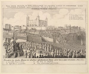 ストラフォードのトーマスアール、1641年の処刑の真のマナー。