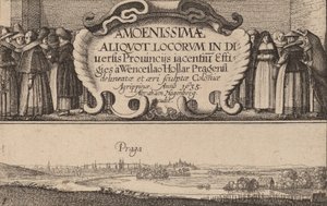 タイトルページ、1635年。 作： Wenceslaus Hollar