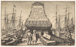 タイトルページ：Dutch Ships、1647。 作： Wenceslaus Hollar
