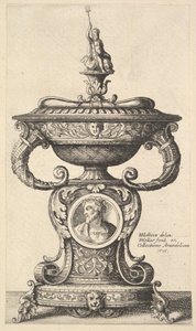 2つのハンドル付きカップ、1646年 作： Wenceslaus Hollar