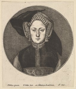 不明な女性、1647年。