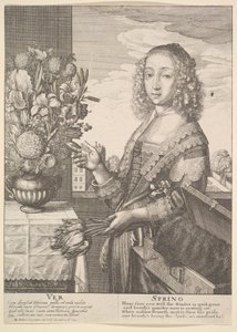 Ver-春の4分の3シーズン、1641年。 作： Wenceslaus Hollar