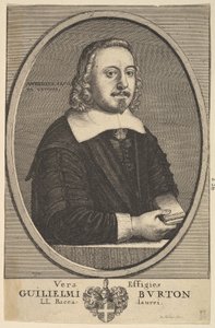 Vera Effigies Guilielmi Burton LL Baccalaurei、1657-58。 作： Wenceslaus Hollar