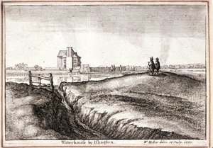 ニュー リバー ヘッド周辺の眺め、フィンズベリー、ロンドン、1665 年
