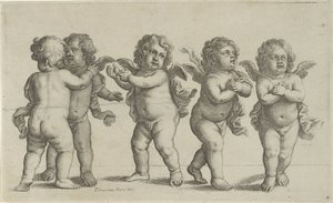五つのケルビム ペドペグニオン（シリーズタイトル） 作： Wenceslaus Hollar