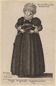 アルゼンチンブライダルバージン 作： Wenceslaus Hollar
