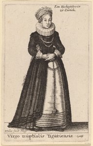 ティグリの婚礼の聖母 作： Wenceslaus Hollar