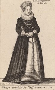 Virgo Nuptialis Tiguriensis, 1649年。 作： Wenceslaus Hollar