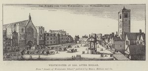 1650年のウェストミンスター 作： Wenceslaus Hollar