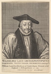 ウィリアム・ラウド（カンタベリー大司教）1641年 作： Wenceslaus Hollar
