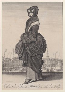 冬、『ザ・シーズンズ』より、1643年から44年。 作： Wenceslaus Hollar