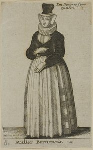 ベルンの女 作： Wenceslaus Hollar