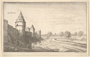 1664年、デューレンにて。 作： Wenceslaus Hollar