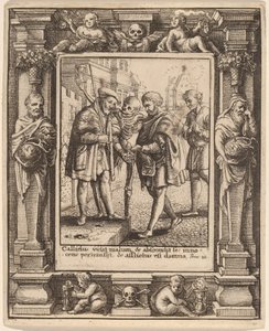 提唱する 作： Wenceslaus Hollar after Hans Holbein the Younger after Abraham van Diepenbeeck