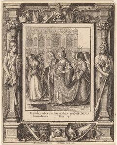 皇后 作： Wenceslaus Hollar after Hans Holbein the Younger after Abraham van Diepenbeeck