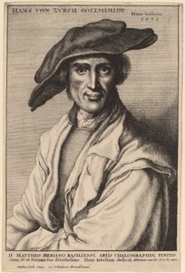 ハンス・フォン・チューヒ、ゴールドスミス 作： Wenceslaus Hollar after Hans Holbein the Younger