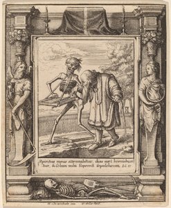 老人 作： Wenceslaus Hollar after Hans Holbein the Younger after Abraham van Diepenbeeck