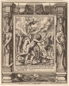 パラダイス・ロスト 作： Wenceslaus Hollar after Hans Holbein the Younger after Abraham van Diepenbeeck