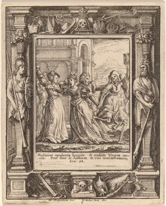 女王 作： Wenceslaus Hollar after Hans Holbein the Younger after Abraham van Diepenbeeck