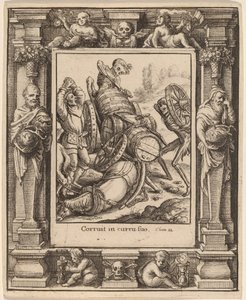 ワゴナー 作： Wenceslaus Hollar after Hans Holbein the Younger after Abraham van Diepenbeeck