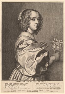 マーガレット・レモン 作： Wenceslaus Hollar after Sir Anthony van Dyck
