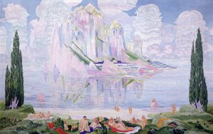 海の不思議、1917 作： Wenzel Hablik
