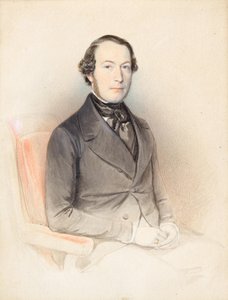 紳士の肖像 作： Wenzel Schránil