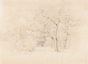 風景、木立 作： Werner Holmberg