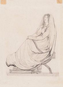 座る女性 作： ヴェルナー・ホルムバーグ