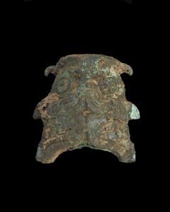 装飾品：グロテスクな動物のマスク（ブロンズ 作： Western Zhou Dynasty Chinese School